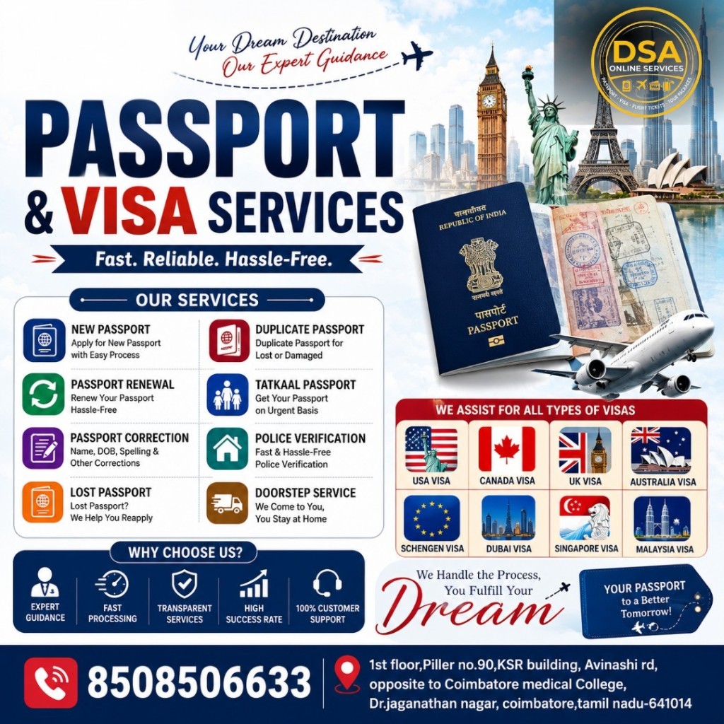 Passport & Visa Services overview